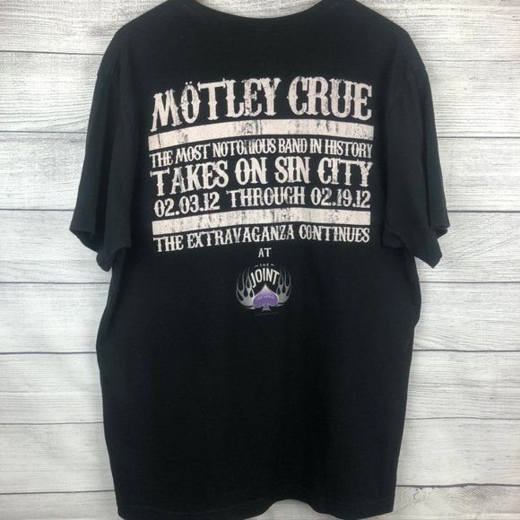 Motley Crue Concert Band T-Shirt XL - Picture 5 of 8